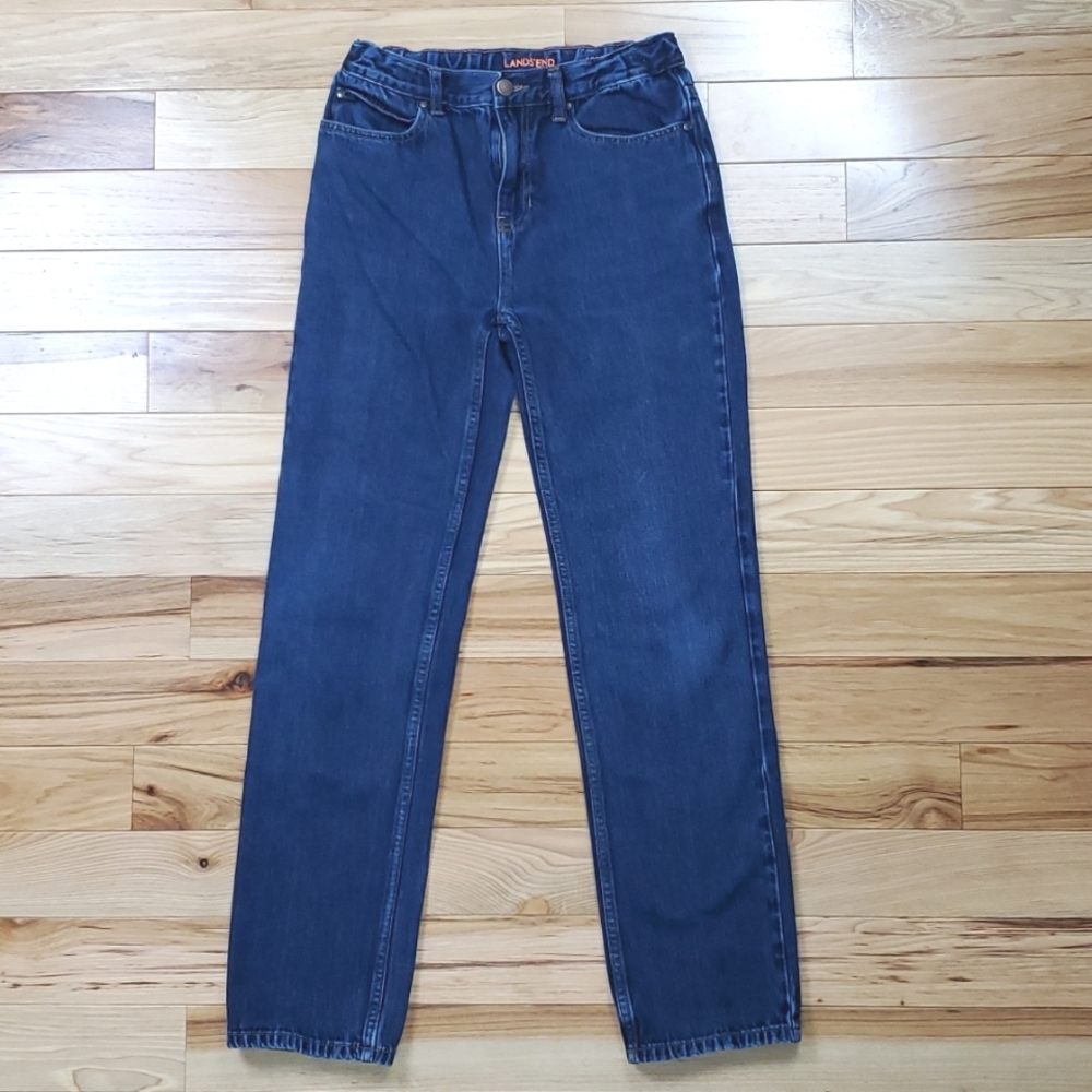 Lands End Boys Iron Knee Classic Fit Jeans Size 18 Slim